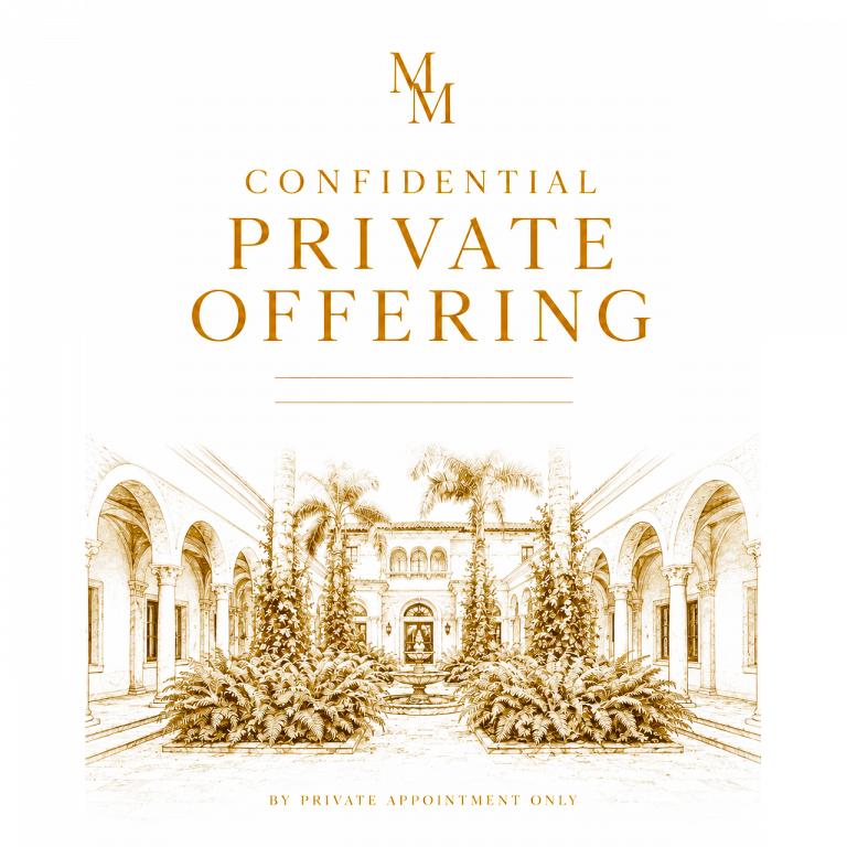 Private Offering By Appointment Only 561.346.4495